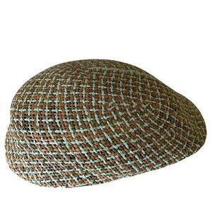 Bailey Of Hollywood Newsboy Cap - 0SFM green tan,paper , EUC